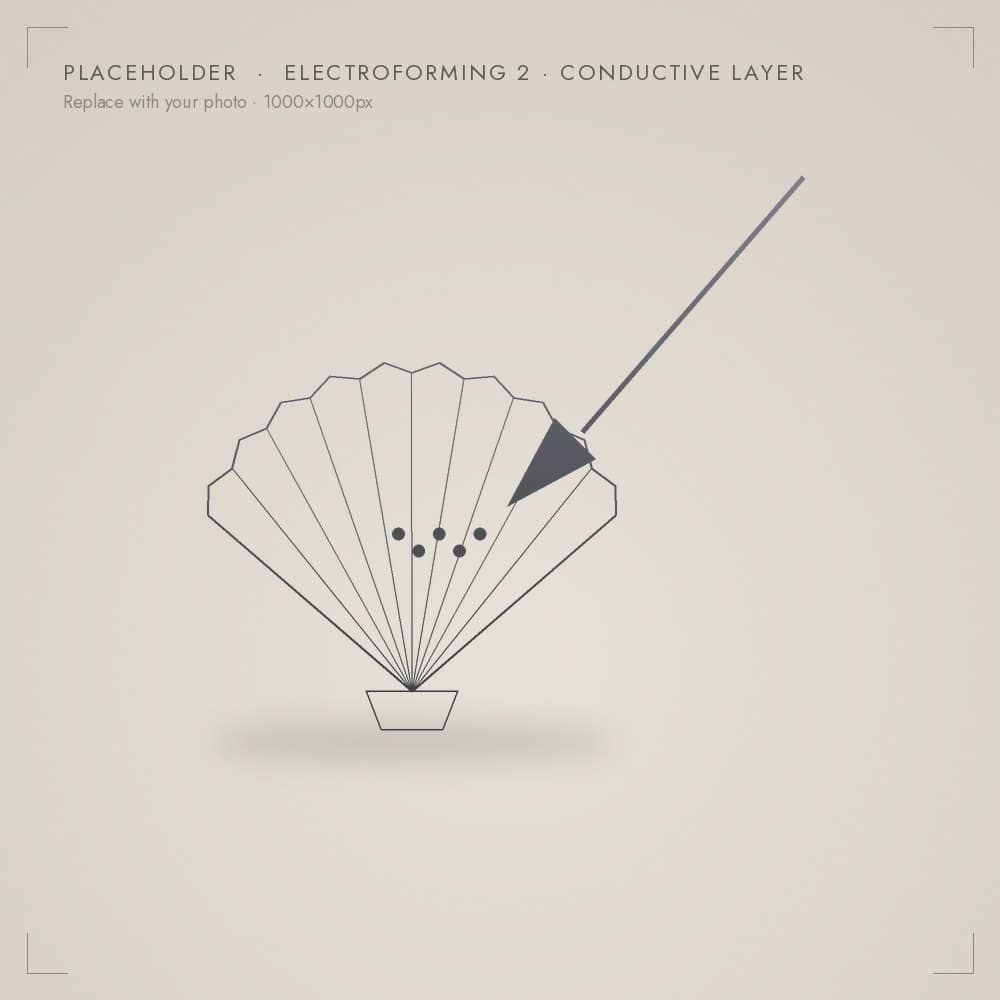 Painting the conductive layer