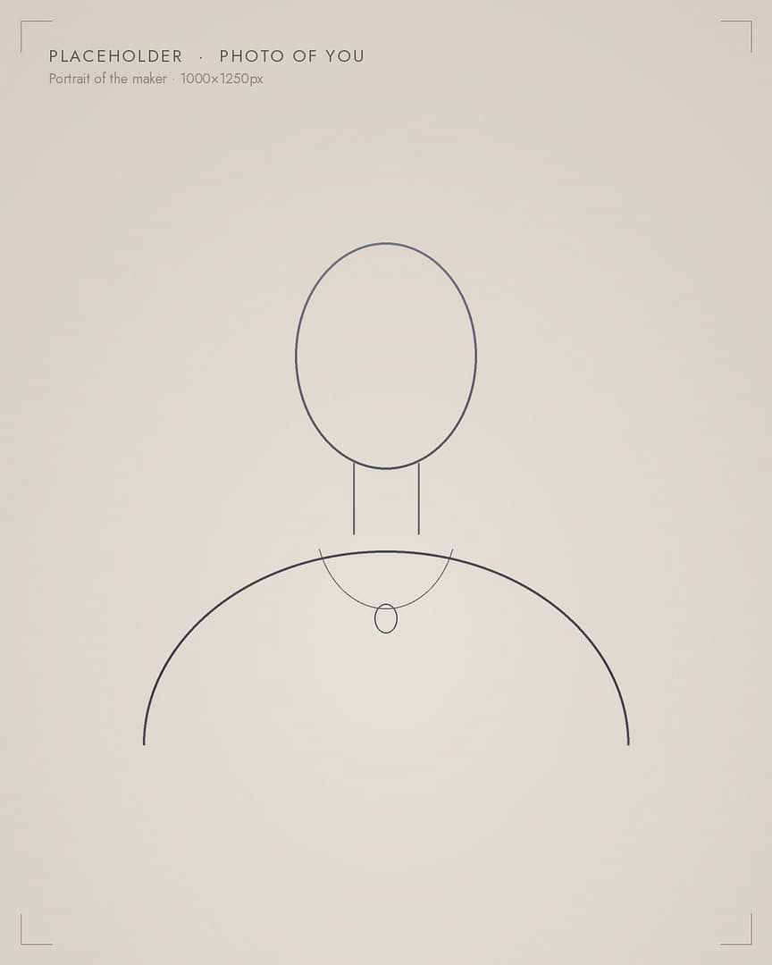 Portrait of the maker behind Vøid Jewelry